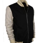 Ansel Elgort Varsity Bomber Baby Driver Jacket - Image 3