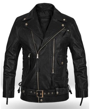 Arnold Schwarzenegger Terminator 2 Leather Jacket - Image 3