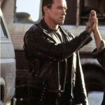 Arnold Schwarzenegger Terminator 2 Leather Jacket - Image 2