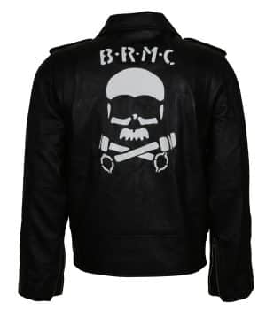 BRMC Black Rebels Wild One Men Motorcycle Club Leather Jacket