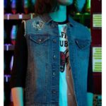 Demobat Slayer Stranger Things Denim Vest - Image 2