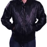 Drive Bomber Ryan Gosling Scorpion Jacket in Satin black