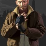 Niko Bellic GTA IV Brown Jacket usa