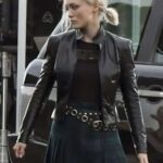 Pom Klementieff Mission Impossible 7 Black Leather Jacket