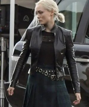 Pom Klementieff Mission Impossible 7 Black Leather Jacket