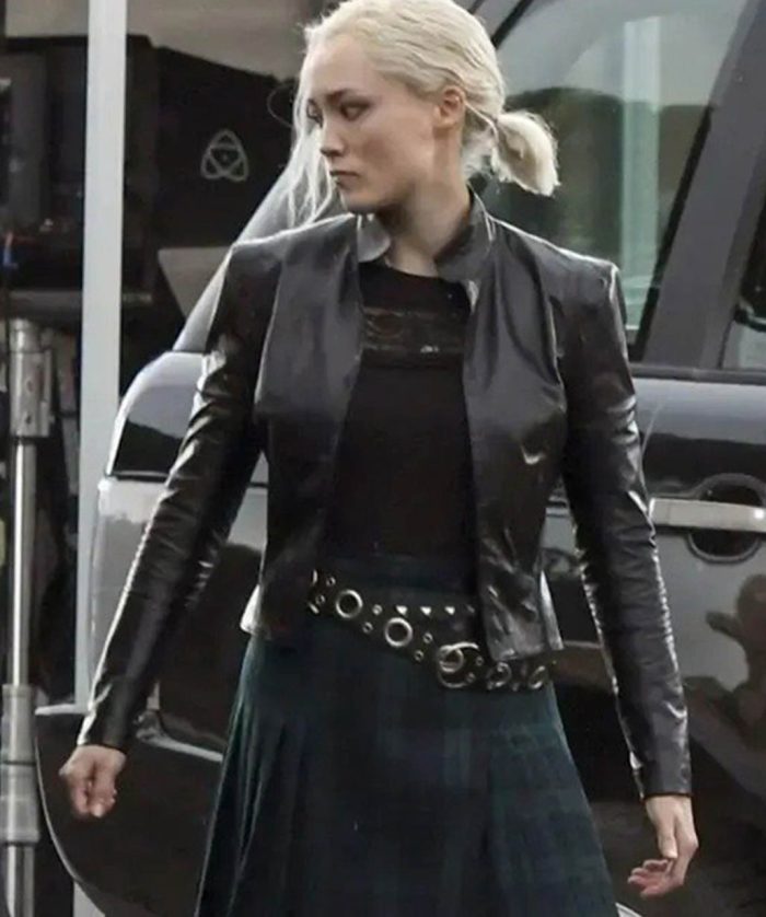 Pom Klementieff Mission Impossible 7 Black Leather Jacket
