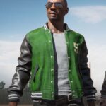 Pubg 5M Green and Black Bomber Jacket