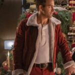 Ryan Reynolds Spirited Shearling Suede Leather Jacket