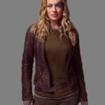 Star Trek Picard Jeri Ryan Seven Brown Jacket