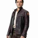 Star Wars The Last Jedi Poe Dameron Brown Leather Jacket