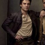 Star Wars The Last Jedi Poe Dameron Brown Leather Jacket For Men