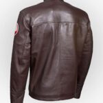 Star Wars The Last Jedi Poe Dameron Brown Leather Jacket For Men Sale