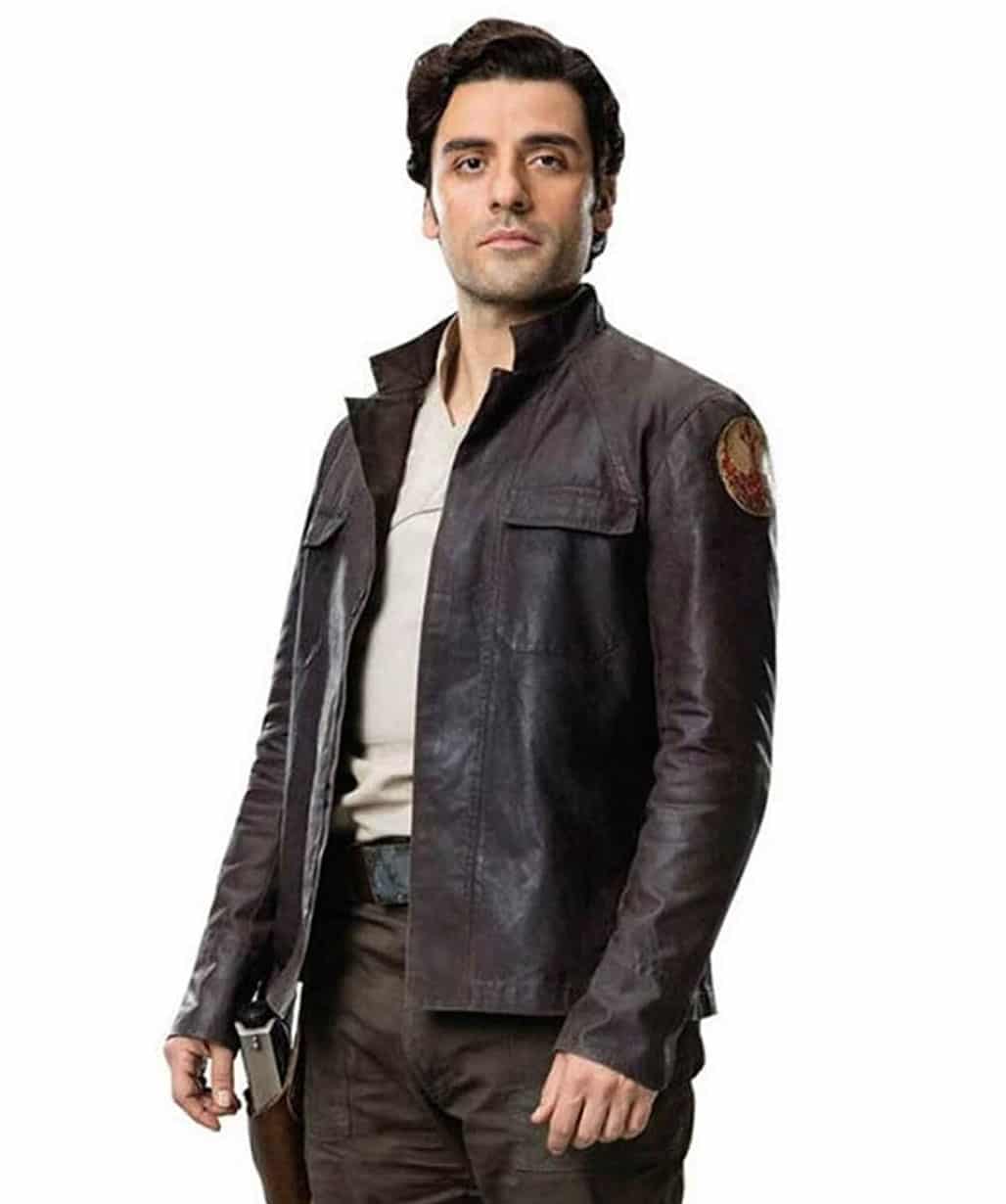 Star-Wars-The-Last-Jedi-Poe-Dameron-Brown-Leather-Jacket