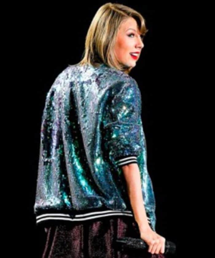 Taylor Swift Sparkly Sequin Jacket for Women outfit