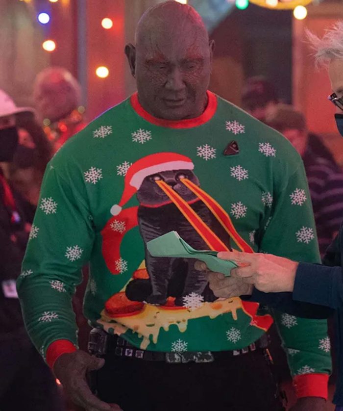 The Guardians of the Galaxy Holiday Special Drax Christmas Sweater