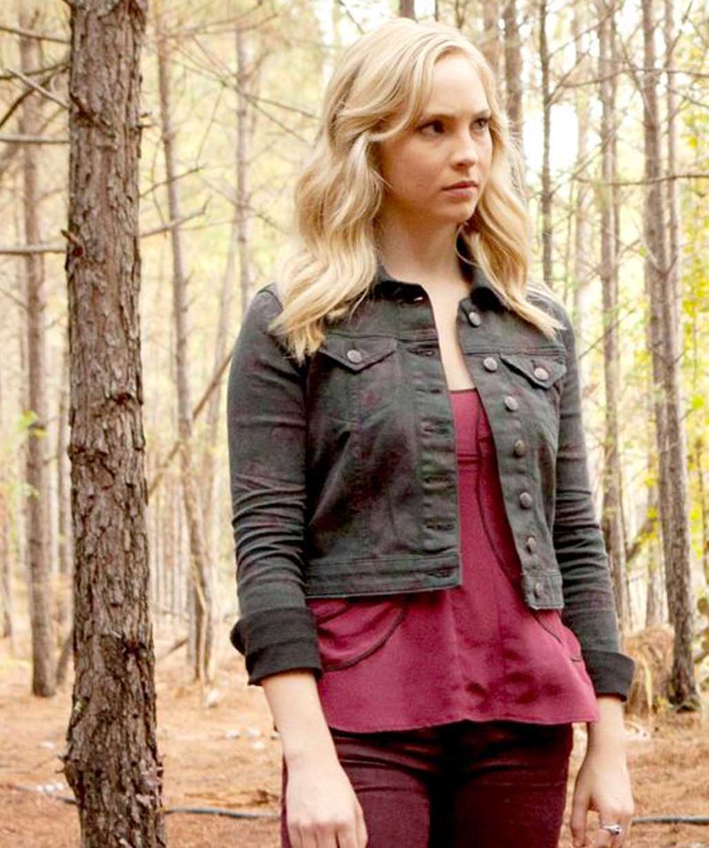 Vampire Diaries Caroline Forbes Jacket - USA Leather Factory