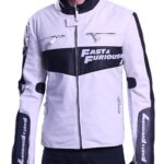 Vin Diesel Fast And Furious 7 Racing White Jacket
