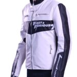Vin Diesel Fast And Furious 7 Racing White Jacket for Sale