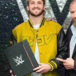 WWE 2023 Logan Paul Yellow Varsity Jacket For Men Jackets