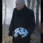 Wednesday Uncle Fester Black Trench Coat