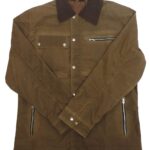 Jesse Pinkman Breaking Bad Brown Waxed Cotton Jacket