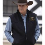 Kevin Costner Yellowstone John Dutton Black Vest