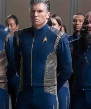 Captain Christopher Pike Star Trek Strange New Worlds 2022 Anson Mount Jacket