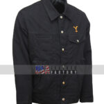 Yellowstone Rip Wheeler Cole Hauser Black Jacket men Sale
