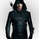Stephen Amell Green Arrow Hooded Jacket Costume
