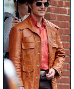 Barry Seal American Made Tom Cruise Leather Jacket - Image 2