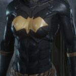 Batman Arkham Knight Batgirl Leather Jacket Costume
