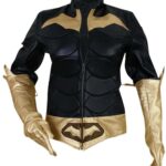 Batman Arkham Knight Batgirl Leather Jacket Costume Sale