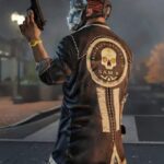 Dead Island 2 Sam B Coat Mens Costume back