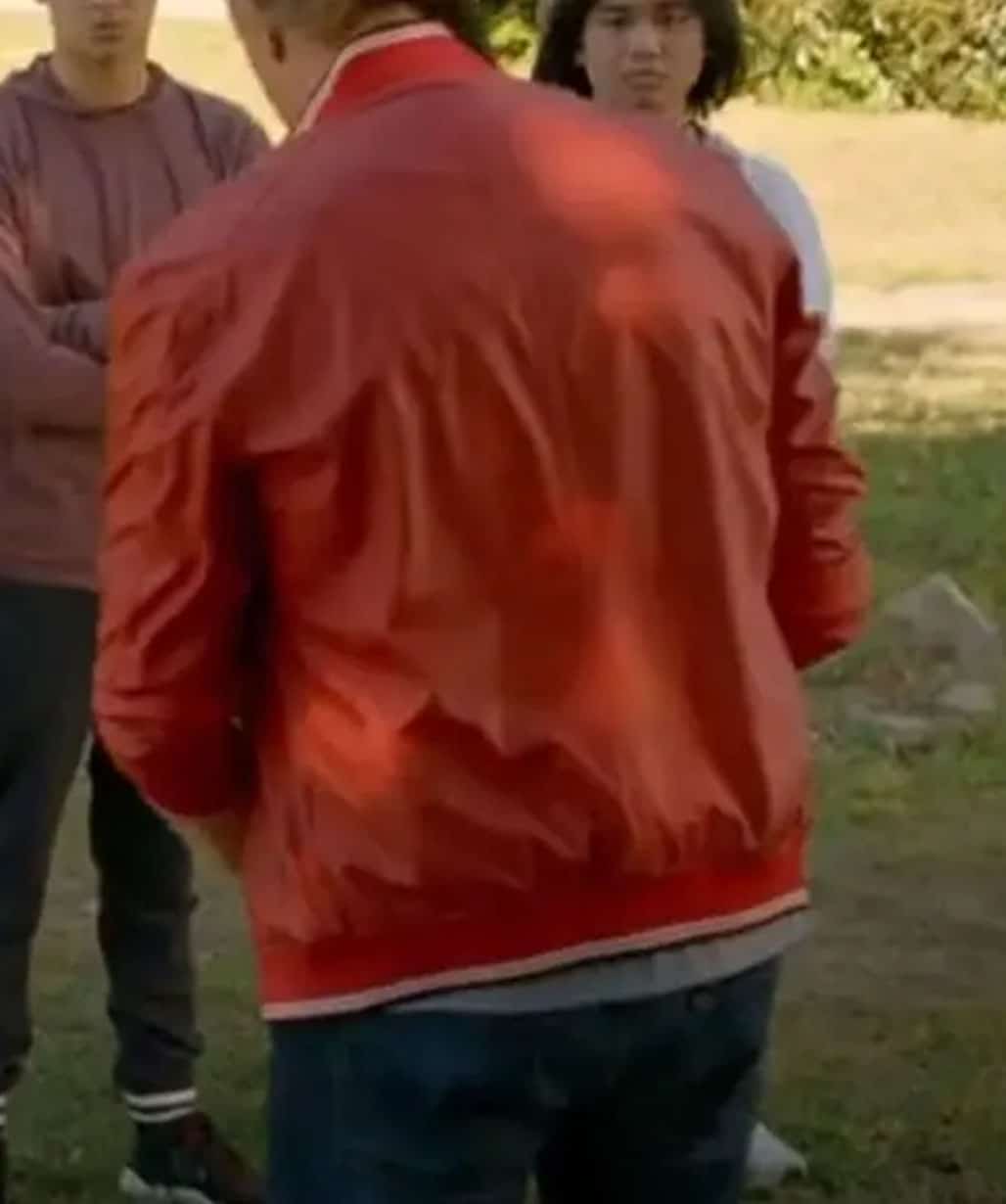 Johnny-lawrence-William-Zabka-Cobra-Kai-Red-Bomber-Leather-Jacket