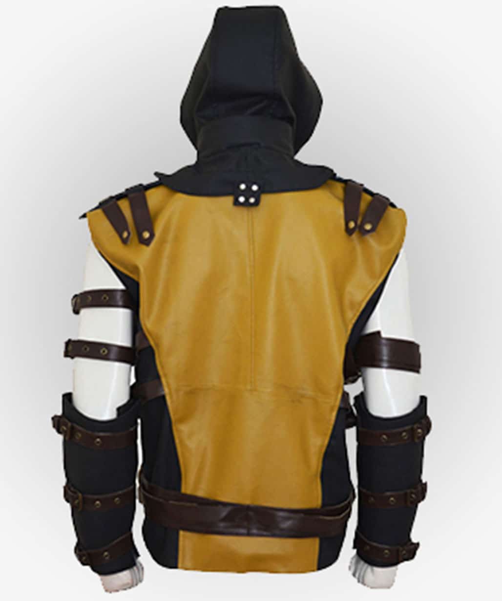 Mortal-Kombat-X-Scorpion-Leather-Jacket-with-Hood-Costume