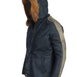 Star Wars Rogue One Diego Luna Blue Leather Jacket men women sale jackets