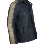 Star Wars Rogue One Diego Luna Blue Leather Jacket women sale jackets