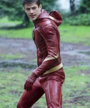 Ezra Miller The Flash 2023 Barry Allen Hooded Jacket Outfit