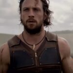 Aaron Taylor-Johnson Kraven the Hunter Brown Leather Vest
