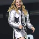 Chloë Grace Moretz CCXP Silver Jacket Sale