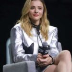 Chloë Grace Moretz CCXP Silver Jacket Sale Women