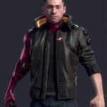 Cyberpunk 2077 Night City Dreamer Leather Jacket Men