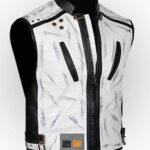 Han Solo Star Wars Story White Leather Vest Sale
