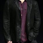 Henry Cavill Black Leather Blazer Jacket