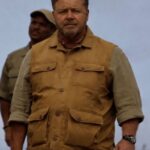 Kraven the Hunter Russell Crowe Brown Vest