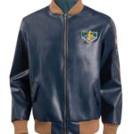 RE4 Leon S Kennedy Resident Evil 4 Remake Blue Jacket Men
