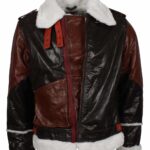 Rocky Balboa Sylvester Stallone Fur Leather Jacket