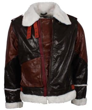 Rocky Balboa Sylvester Stallone Fur Leather Jacket