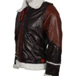 Rocky Balboa Sylvester Stallone Fur Leather Jacket sale men