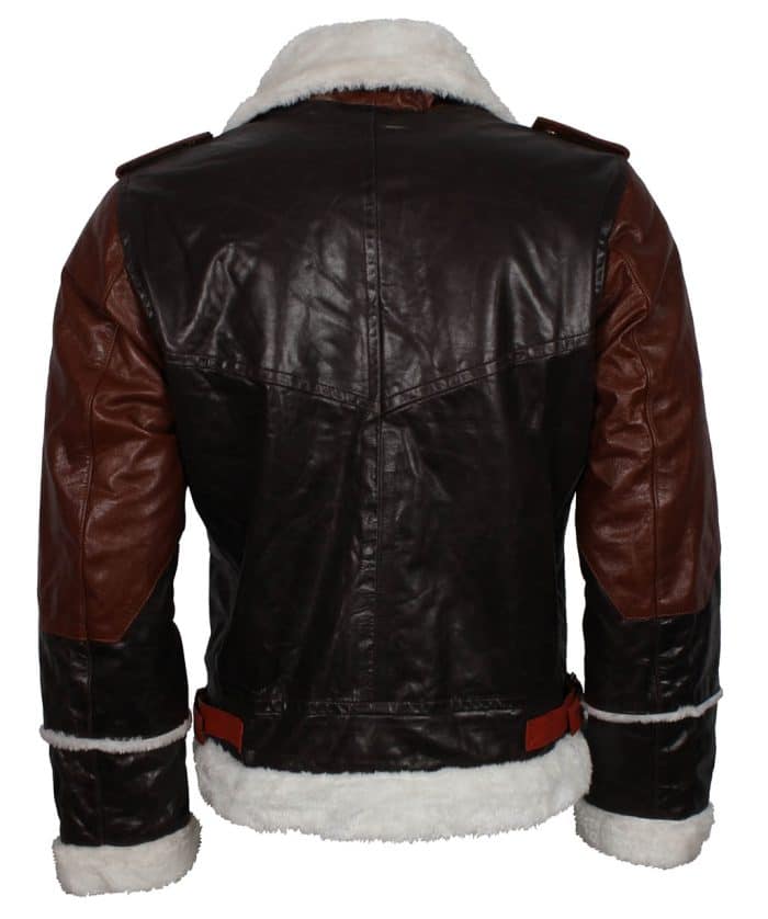 Rocky Balboa Sylvester Stallone Fur Leather Jacket